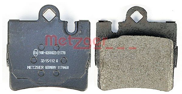 METZGER 1170460 Bremsbelagsatz, Scheibenbremse
